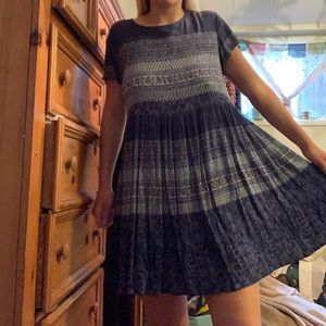 urban outfitters blue babydoll dress